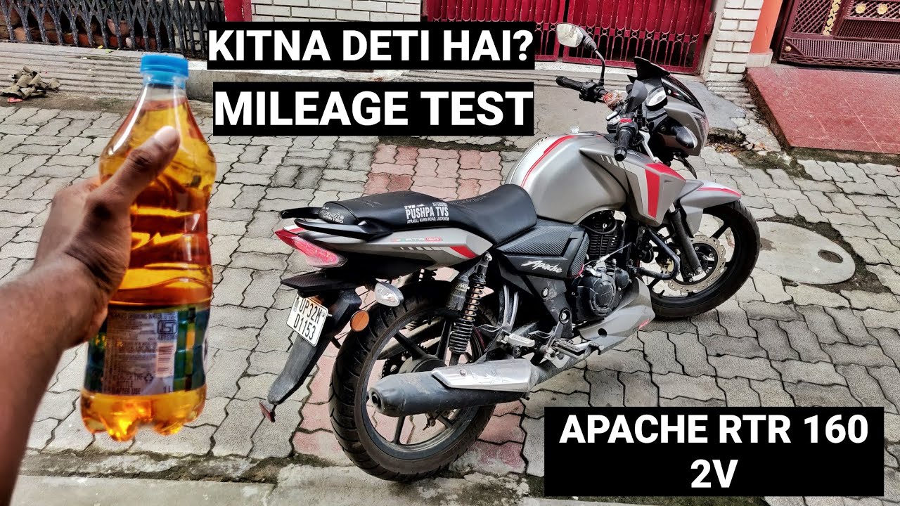 Apache RTR 160 2v Mileage Test | Kitna Deti Hai??