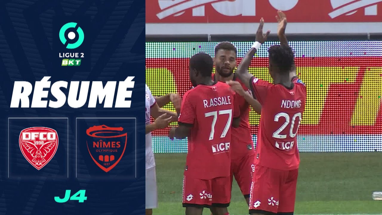 DIJON FCO - NÎMES OLYMPIQUE (2 - 1) - Résumé - (DFCO - NO) / 2022-2023