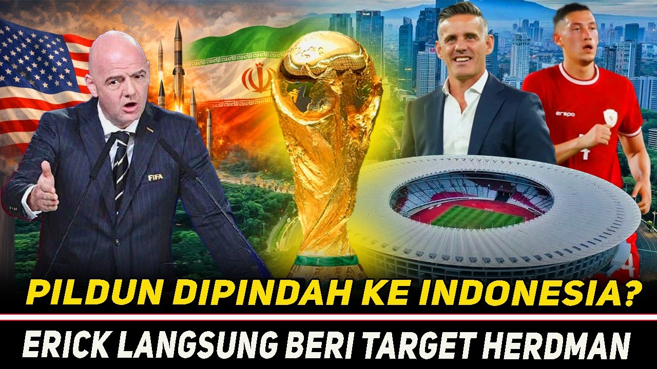 MENGEJUTKAN DUNIA~IRAN BATAL TUAN RUMAH PILDUN 2026~KESEMPATAN EMAS HERDMAN TAMPIL DI KANCAH DUNIA