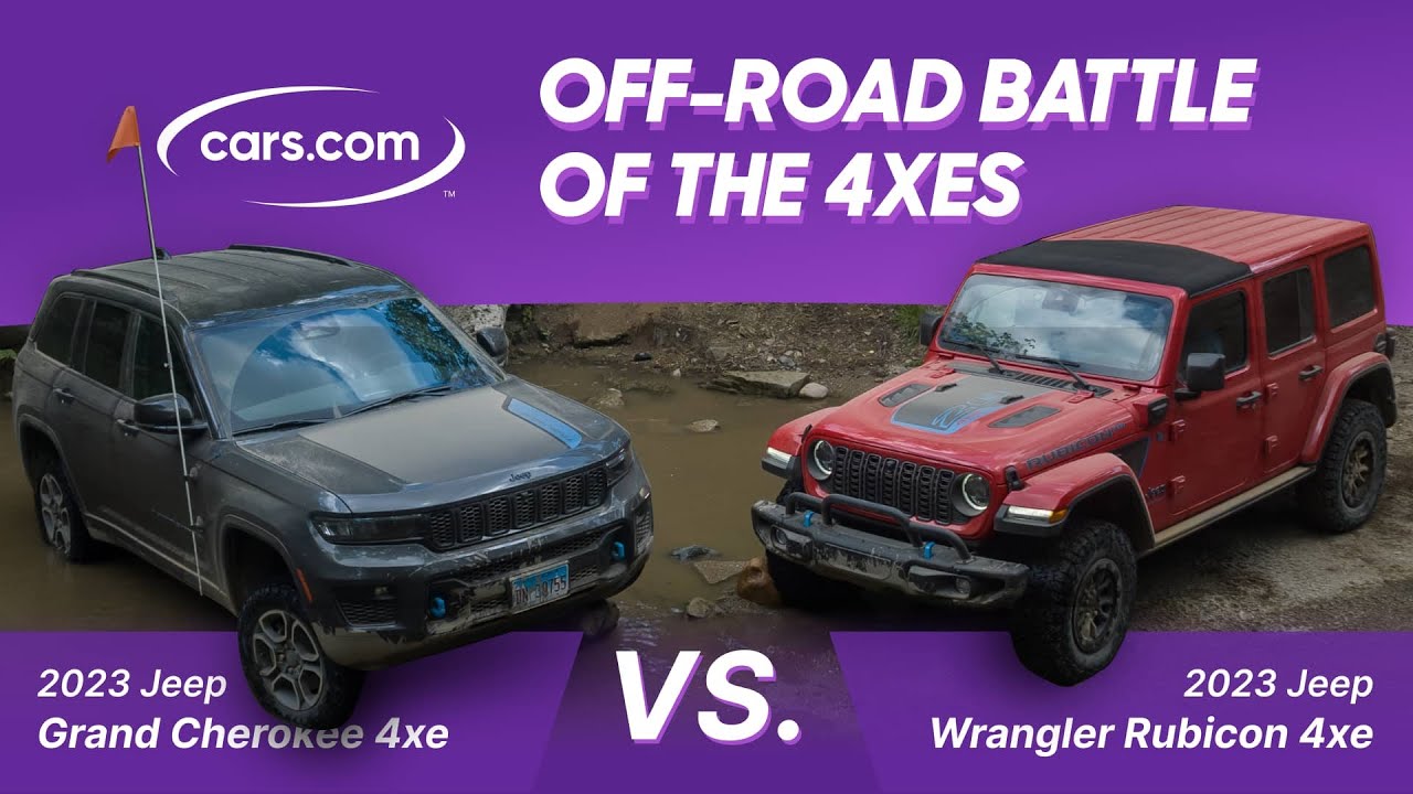 Battle of the Jeep 4xes: 2023 Grand Cherokee 4xe Trailhawk Vs. Wrangler 4xe Rubicon 20th Anniversary