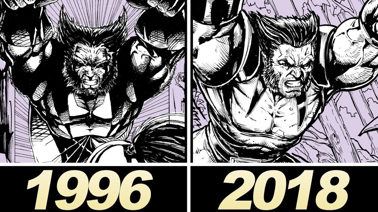 OLD vs NEW ART CHALLENGE!  REDRAWING MY HIGH SCHOOL ART!