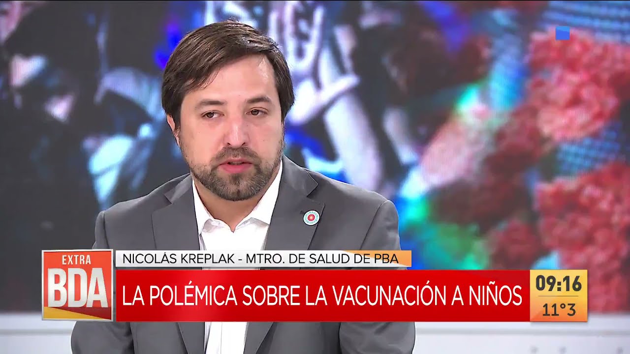 Nicol&aacute;s Kreplak, ministro de Salud de la Provincia, habl&oacute; en BDA
