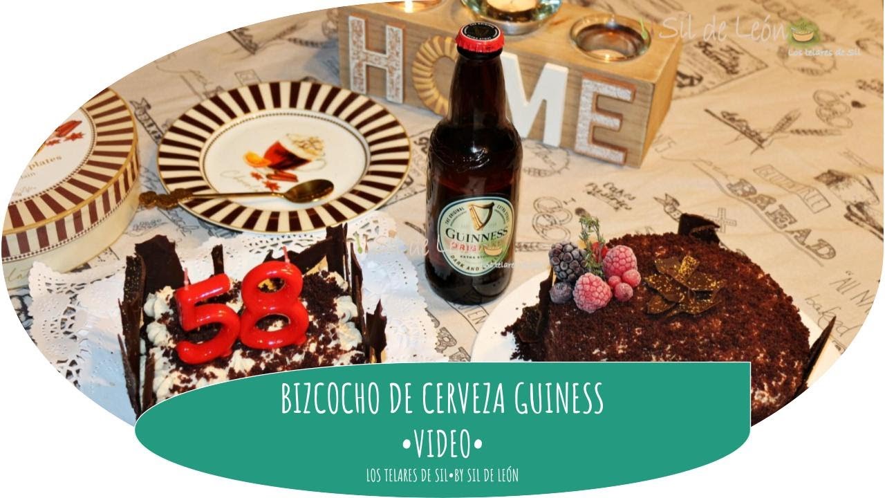 BIZCOCHO DE CERVEZA GUINNESS Y DOS PASTELES DE CUMPLEAÑOS-BYSILDELEÓN-LTDSIL