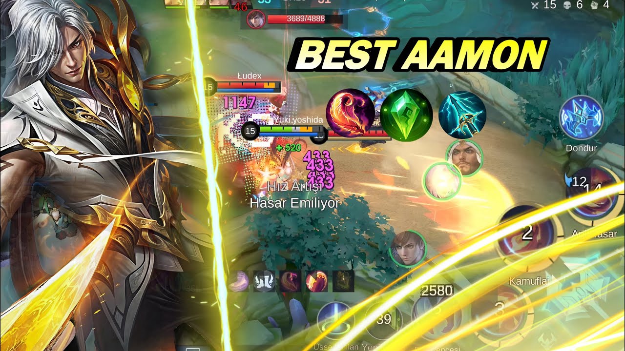 MİSTİK LİGİNİN DÜŞÜK OYUNCULARINI GİZLİ SİLAHIMLA TAŞIYORUM | AAMON GAMEPLAY | MLBB @RosaMlbb.