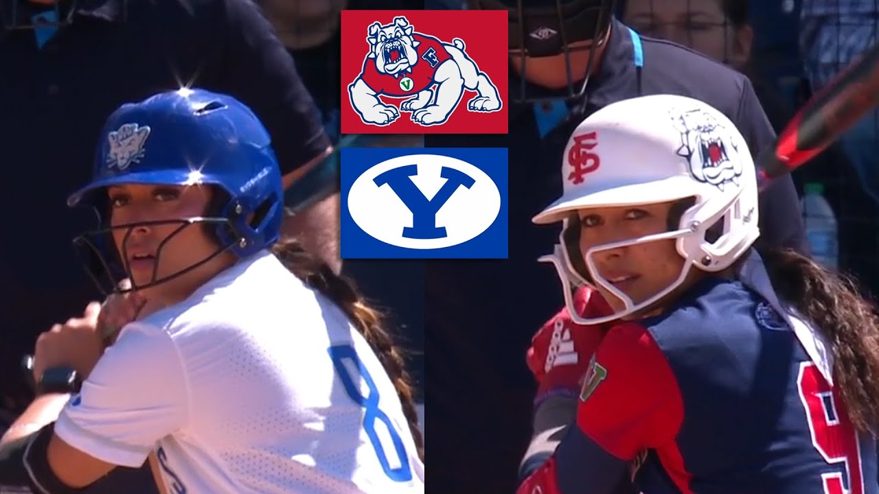 Fresno State vs BYU Women's College Softball Highlights Full Game, April 14 2025