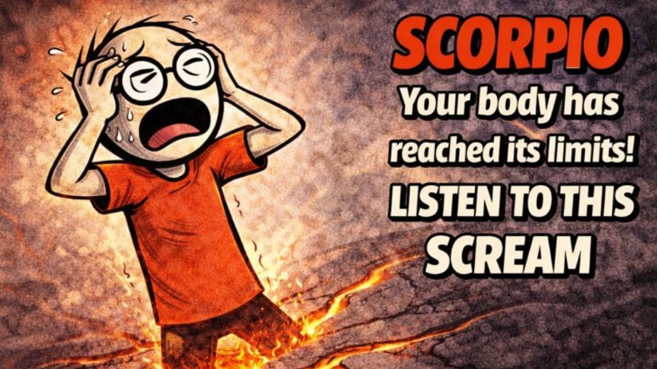 Scorpio Your body has reached its limits! Listen to this scream before the earth breaks…