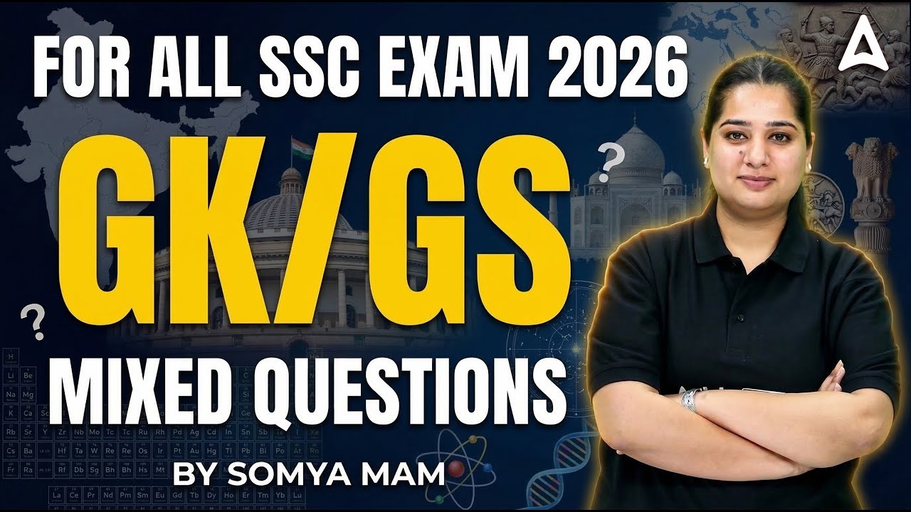 SSC GK GS Class 2026 | All SSC GK GS Mixed Questions | GK GS for SSC CGL, CHSL, CPO, GD & MTS Exams