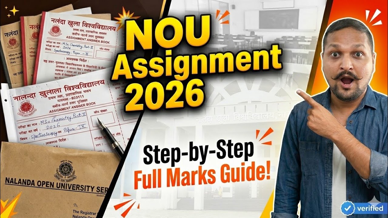 How to make PG assignments for Nalanda Open University, NOU assignment writing format, full marks...