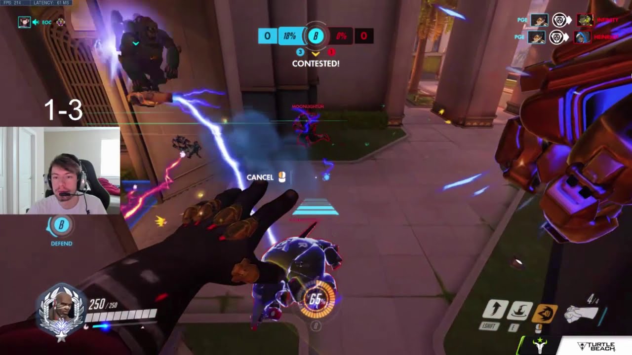 DANTEH PRO DOOMFIST GAMEPLAY - TOP 500 OVERWATCH SEASON 21