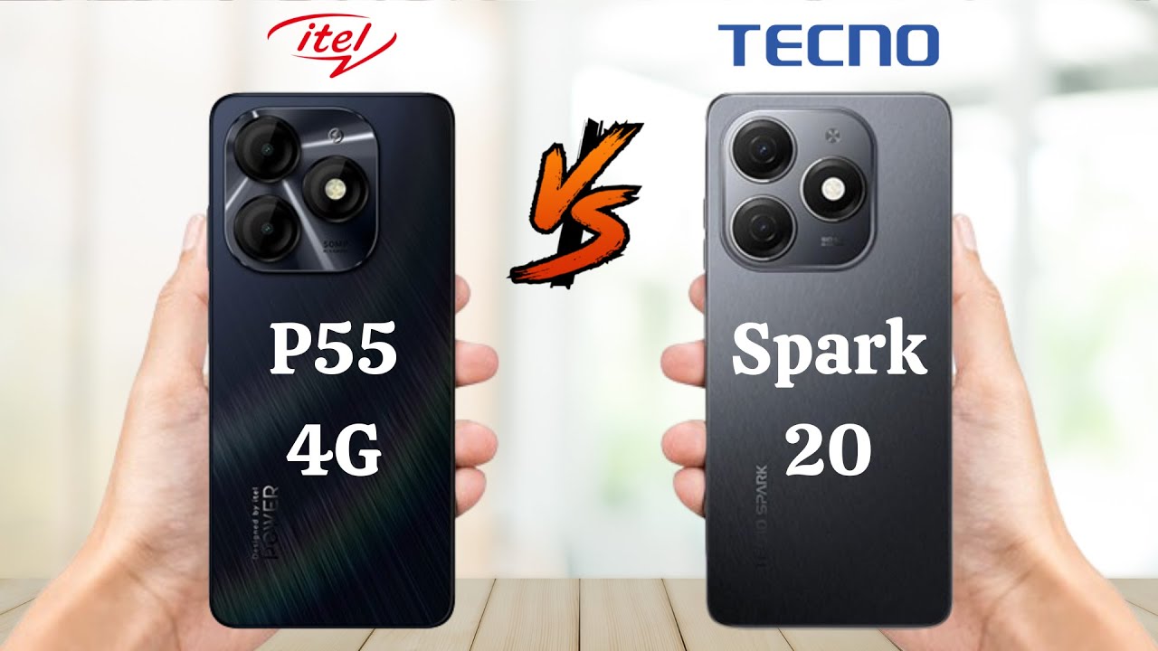 Itel P55 4G Vs Tecno Spark 20 - Full Comparison 2024
