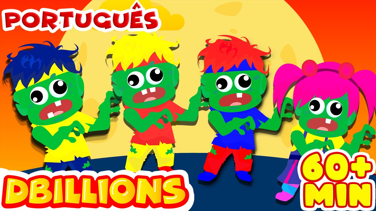 Dança do Zumbi Com Mamãe e Papai + Mega Compilação D Billions Musicas Infantis
