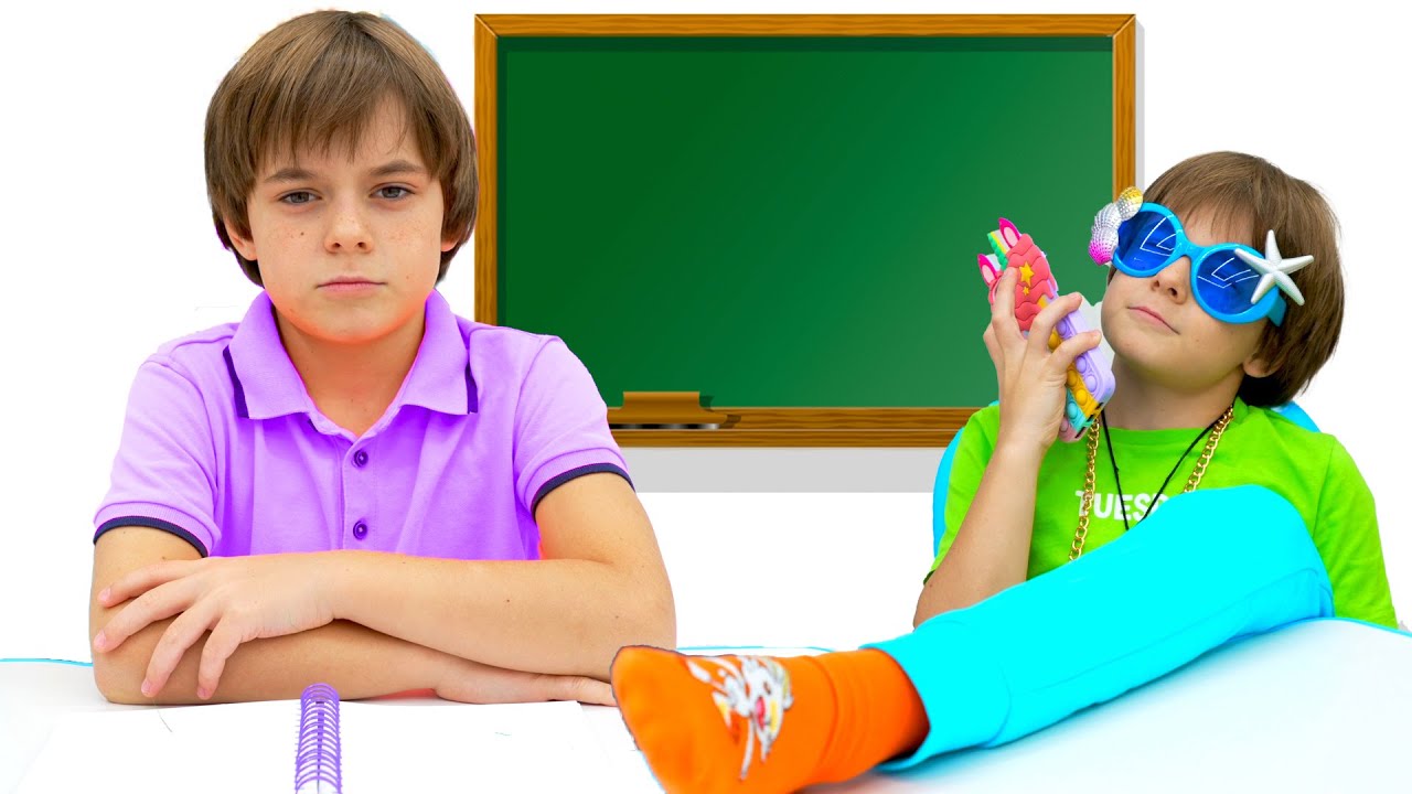 Anabella and Bogdan School Stories with Friends | Rich student vs Poor Student