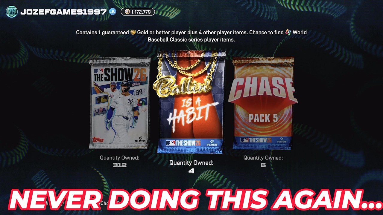 MY BIGGEST PACK OPENING EVER! - MLB THE SHOW 26 - DIAMOND DYNASTY #mlbtheshow #youtube #ads #ad