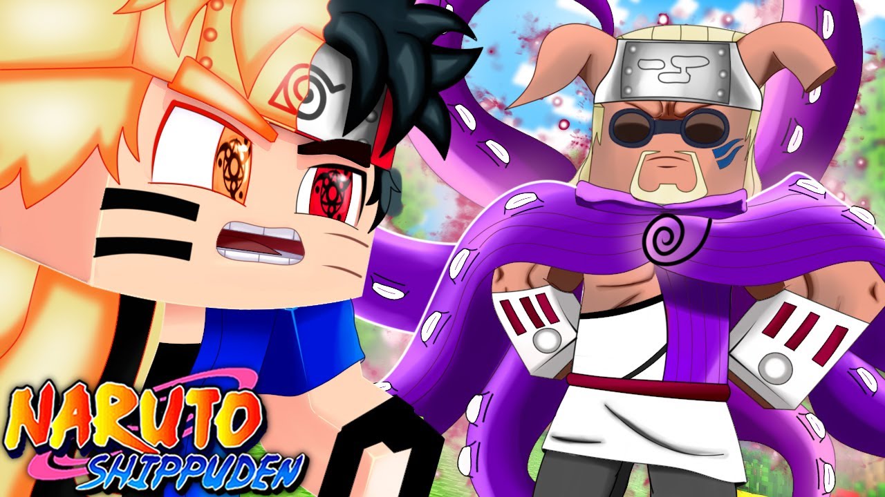Minecraft - NARUTO LEGACY ! 🔴 - O MODO BÁRION DE GYUKI !! BEE SALVA A VIDA DE SASUKE UCHIHA ! EP 20