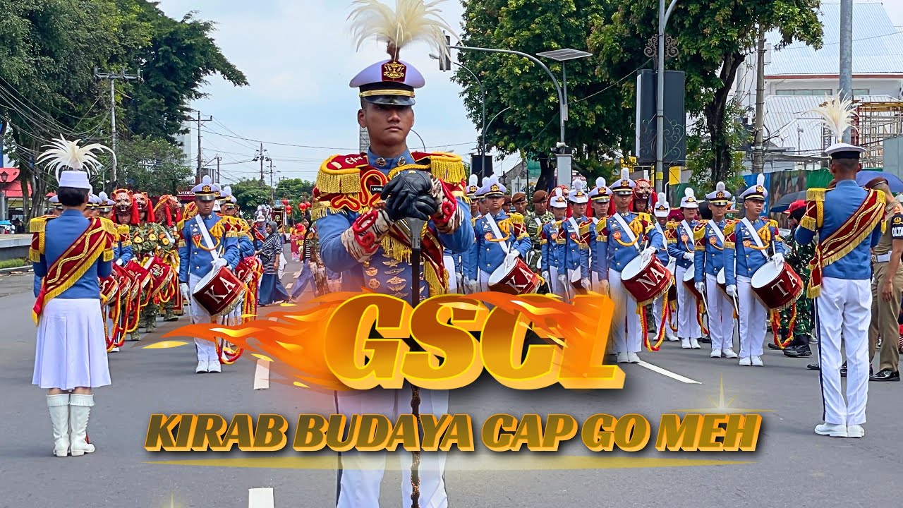 Spektakuler🔥MARCHING BAND GSCL AKMIL MAGELANG | Kirab Budaya Cap Go Meh - Klentheng Hok Bio Magelang
