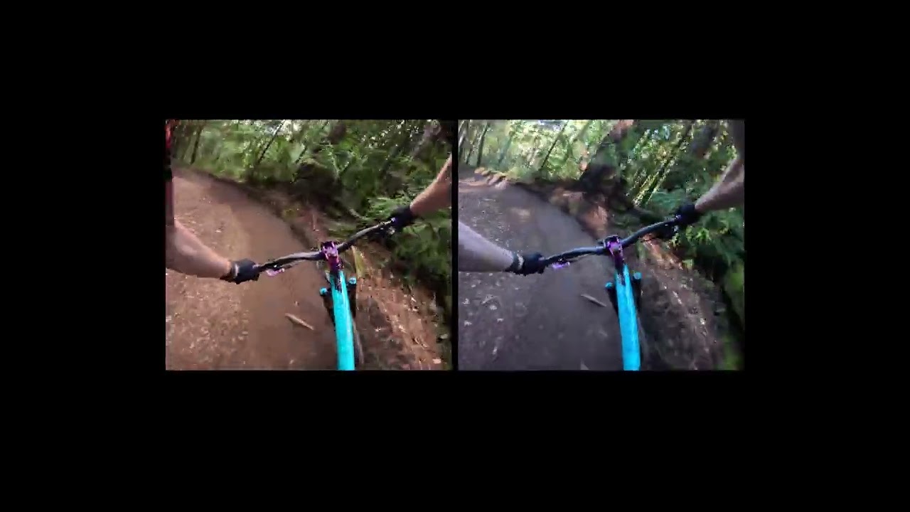 Santa Cruz Demo Flow Trail - Strava PR - Side by Side