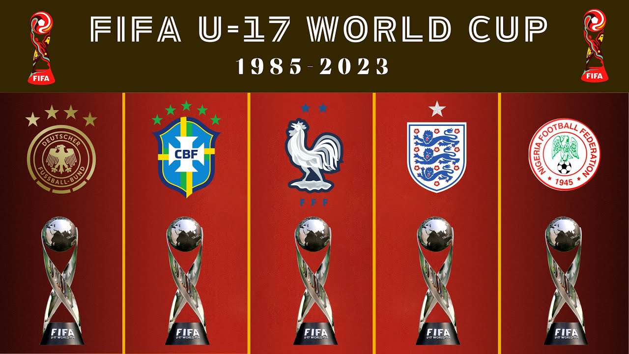 FIFA U-17 World Cup • All Winners [ 1985 - 2023 ]