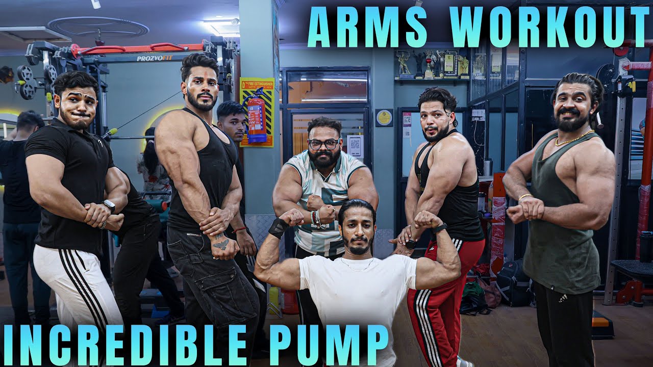 Intense Arms Workout With My Brothers 😈😈 || FitManjeet