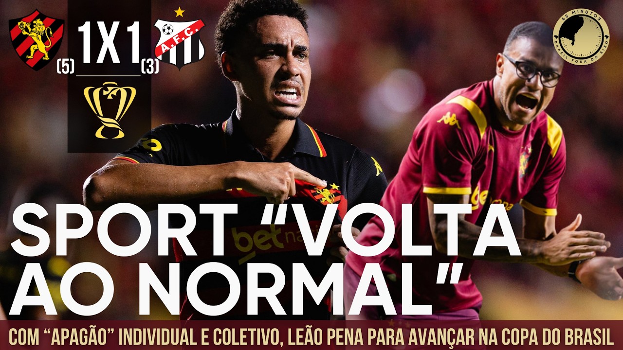 SPORT 0(5)X(3)0 ANÁPOLIS: LEÃO 
