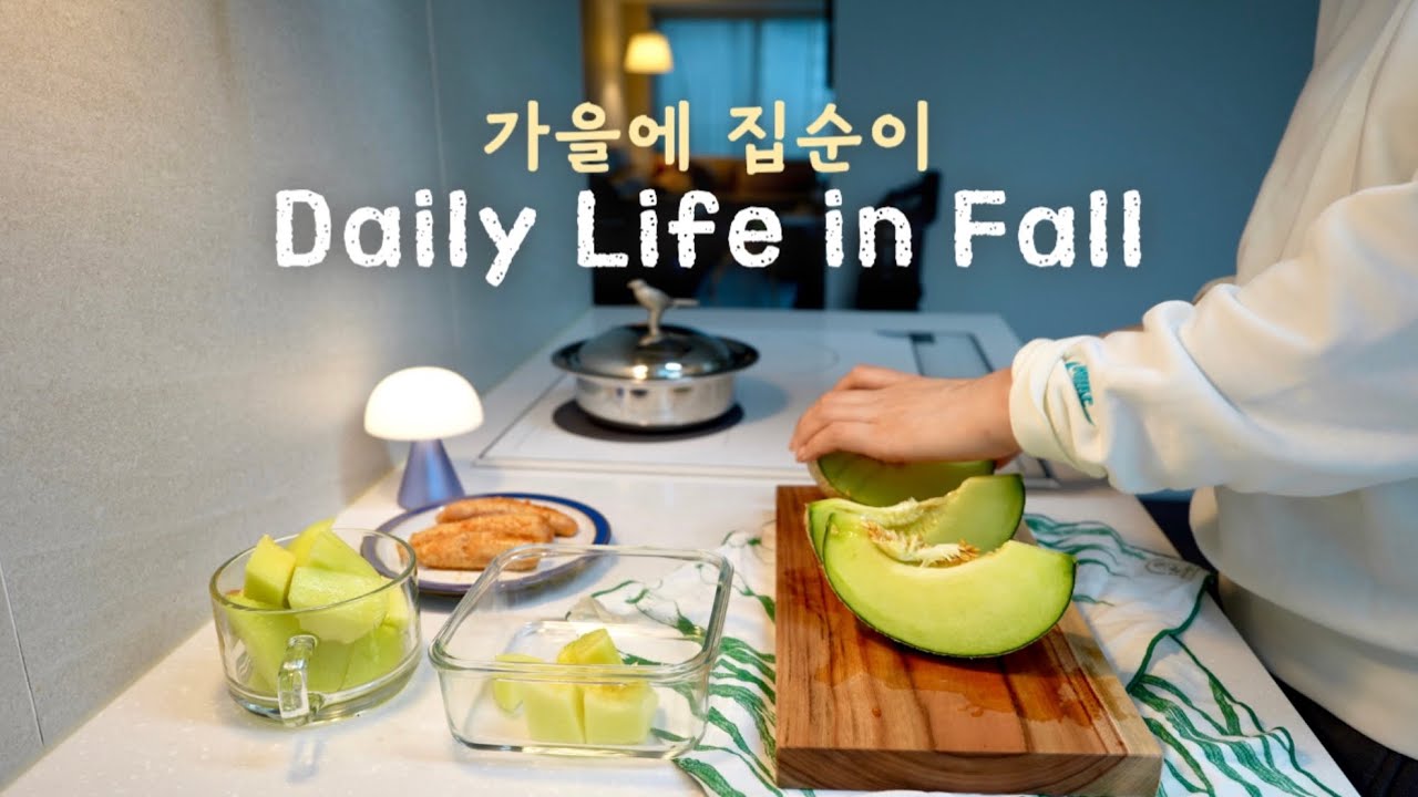 가을 일상 브이로그 | 따뜻한 중딩이 아침메뉴🍳 퇴근한 집순이는 골뱅이에 치맥을 먹어🍻