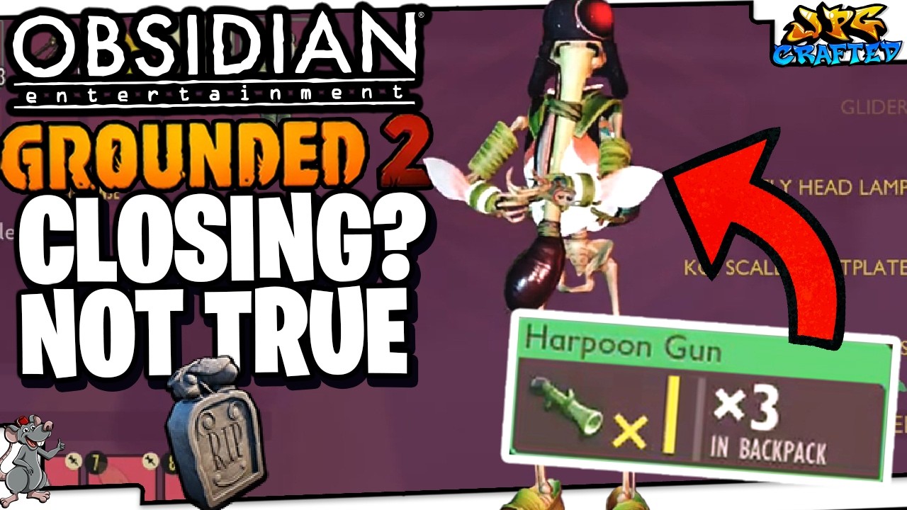 GROUNDED 2 OBSIDIAN не закрывается! Представлено новое оружие для игры Pond! Больше никаких огром...