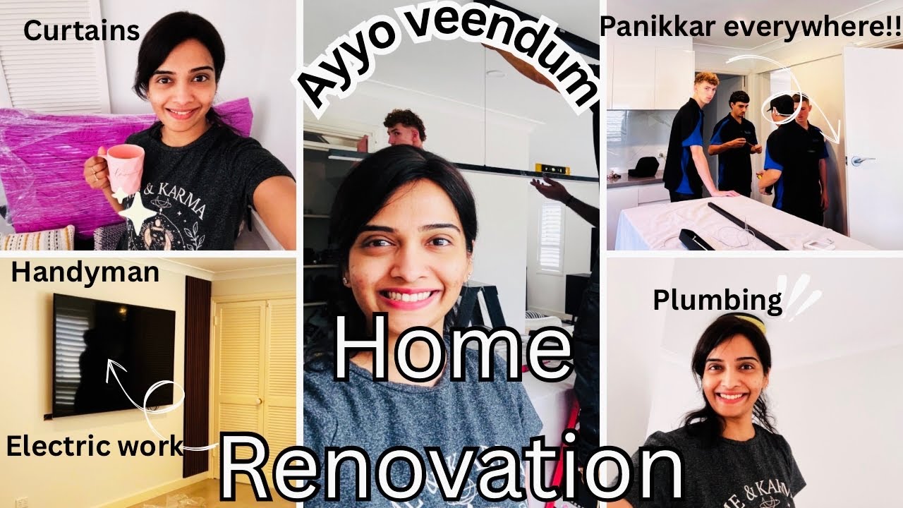 Home Renovation Vlog | So Much Happening! Electrical, Plumbing, Curtain, Wall Panelling!