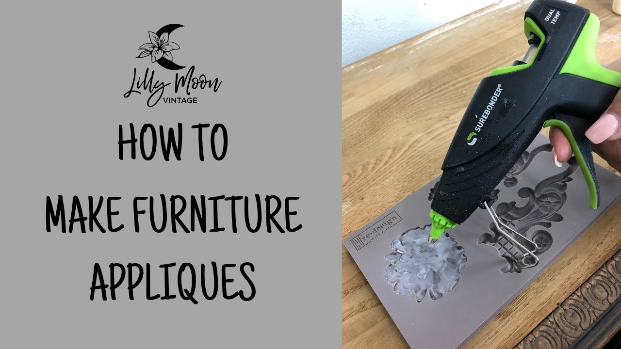 How to make an appliqué using a Hot Glue Gun