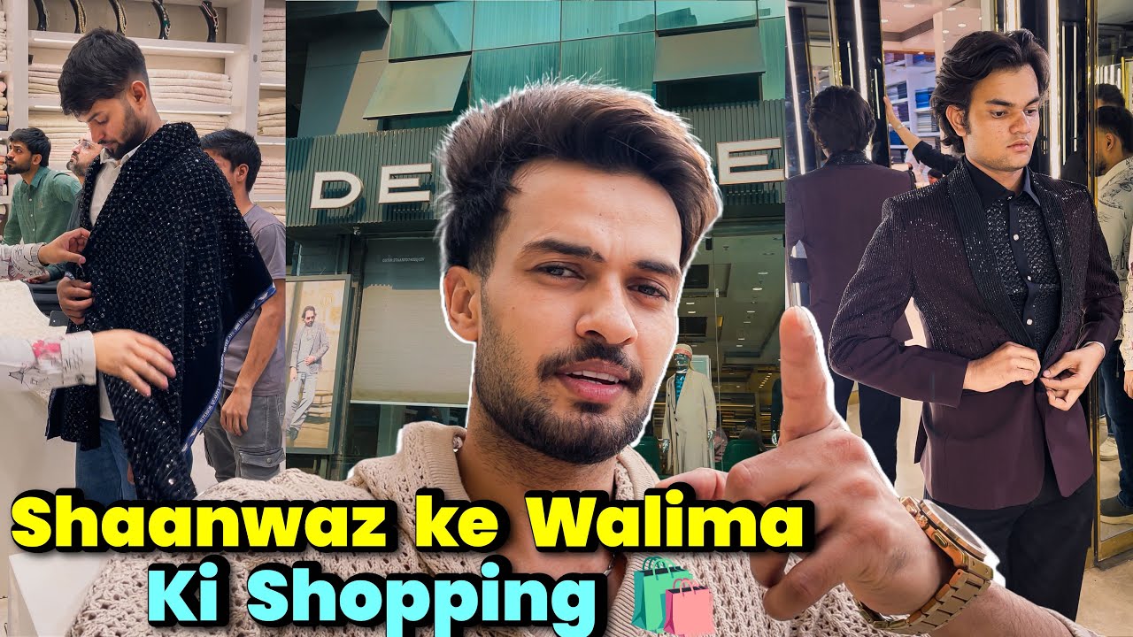 SHAANWAZ KE WALIMA KI SHOOPING | SHADAN FAROOQUI VLOG