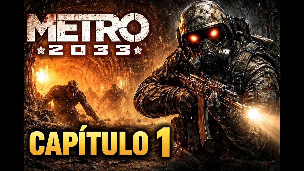 💀 MUTANTES EN LA OSCURIDAD TOTAL | METRO 2033 #1