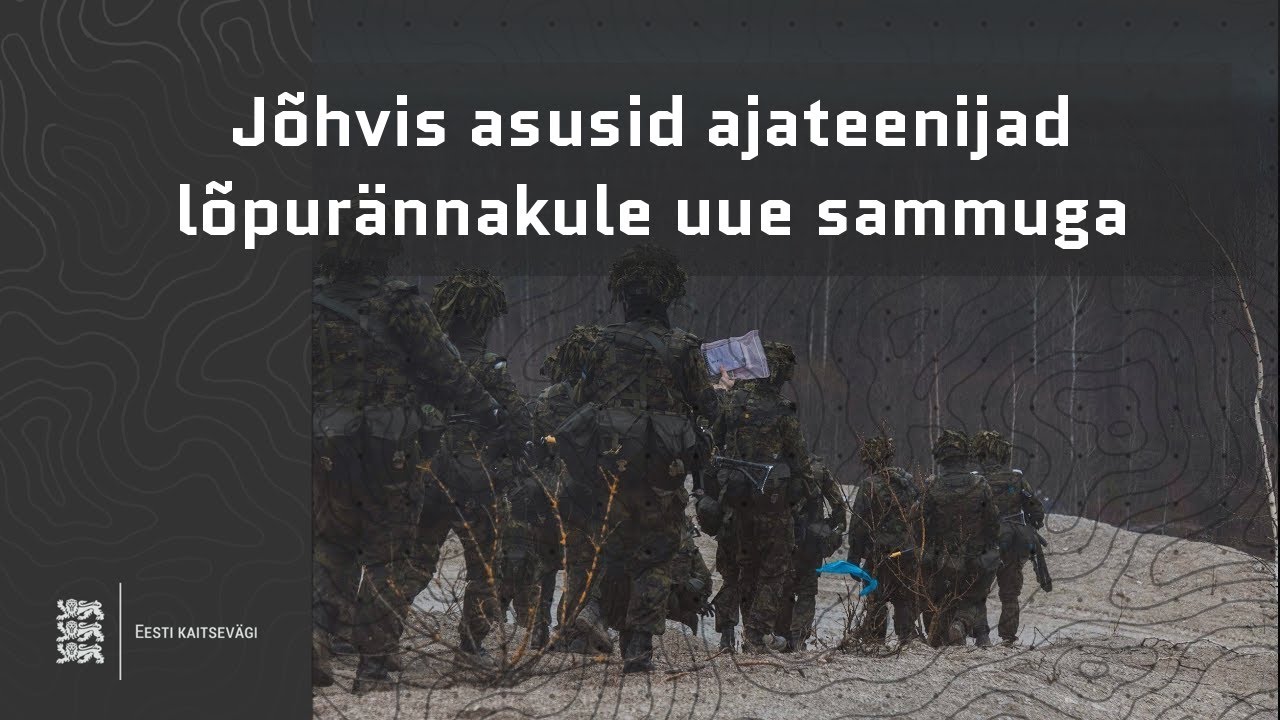 Jõhvis asusid ajateenijad lõpurännakule uue sammuga