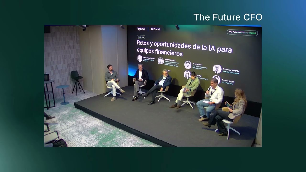 Panel Retos y oportunidades de la IA para equipos financieros - Future CFO Talks Madrid