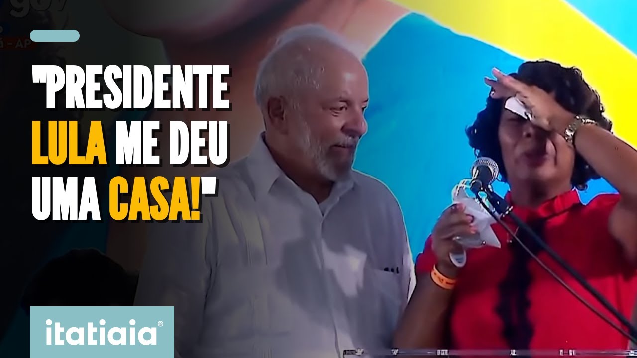 MULHER CHORA AO RECEBER CASA PRÓPRIA DE LULA EM MACAPÁ