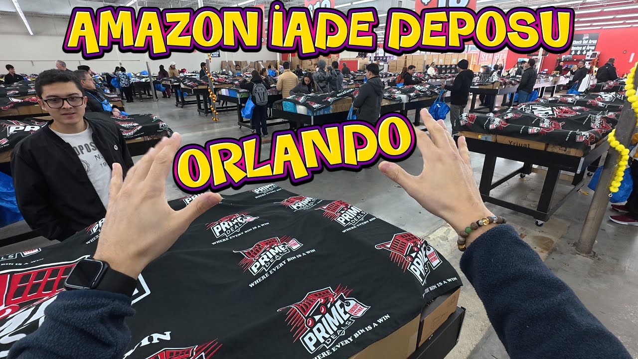 AMAZON İADE DEPOSU ORLANDO - ÜRÜNLERİ AVLARKEN RESMEN HAFİYELİK YAPTIK!