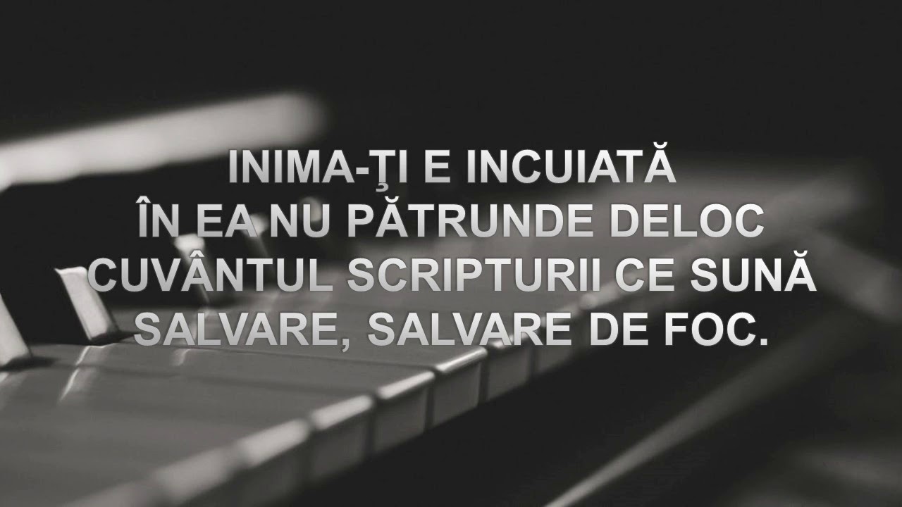 Vei plânge odată amarnic(La inima ta) - NEGATIV - Lyric video