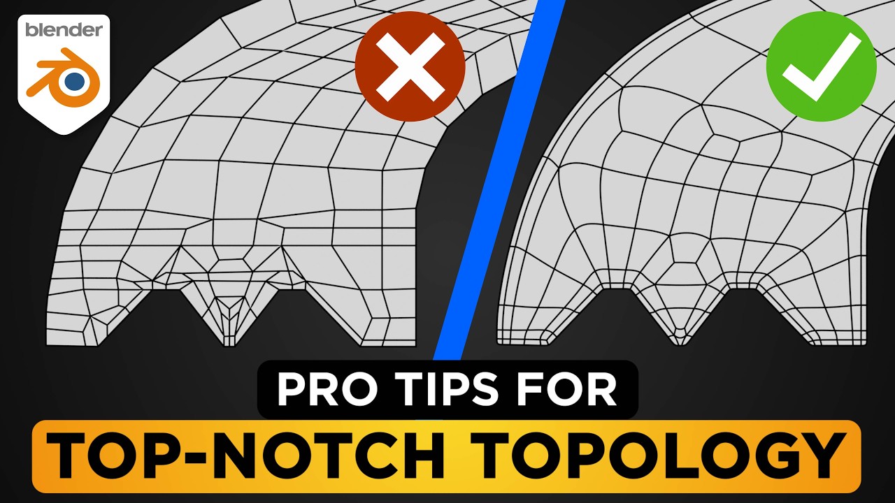 Blender Pro Tips - How to Get Clean Topology Everytime