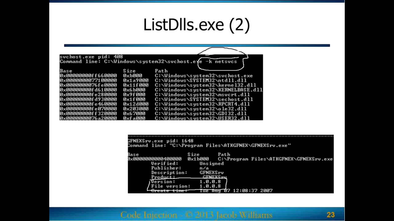 SANS DFIR WEBCAST - 50 Shades of Hidden - Diving deep into code injection -
