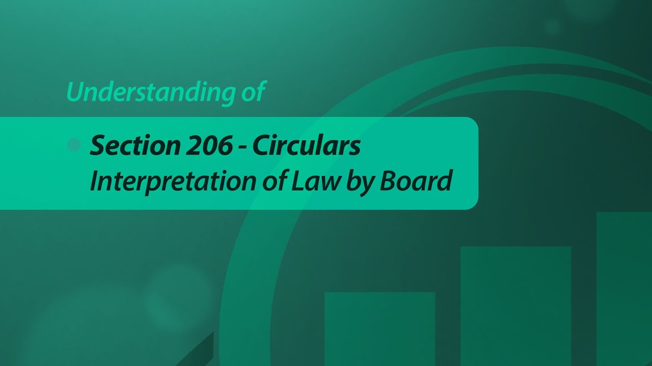 Understanding FBR Circulars | Section 206 Explained
