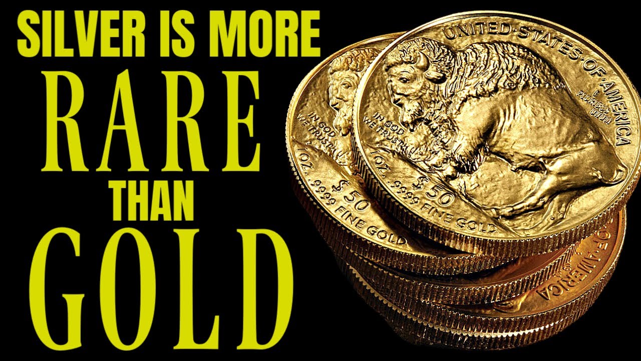 Silver is more RARE than Gold?