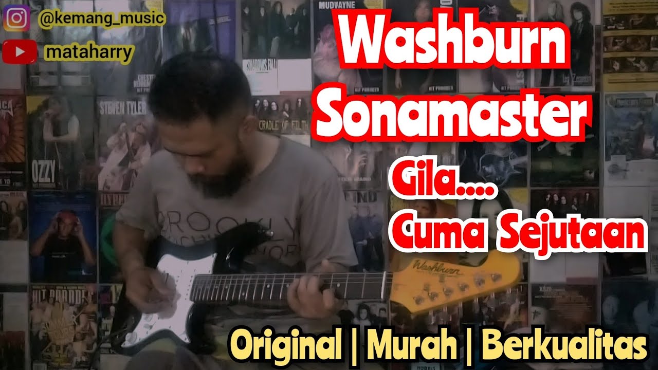 GITAR LISTRIK WASHBURN SONAMASTER S1HB REKOMENDASI GITAR MURAH ORIGINAL 1 JUTAAN