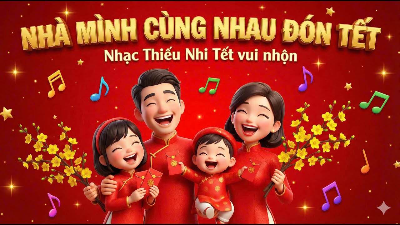 Nhà Mình Cùng Nhau Đón Tết - Bài Hát Thiếu Nhi HOT NHẤT Cho Tết 2026!