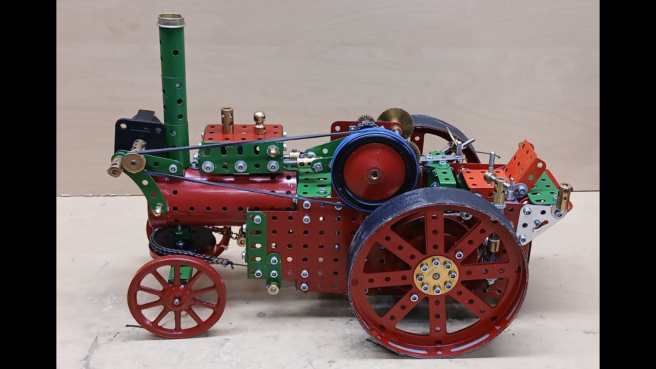 Traction Engine in Meccano from 1928