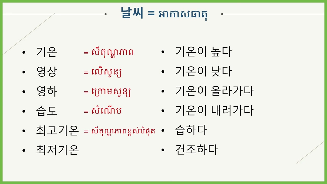21-40# រៀនពាក្យភាសាកូរ៉េ  | Study Korean words  #រៀនភាសាកូរ៉េ