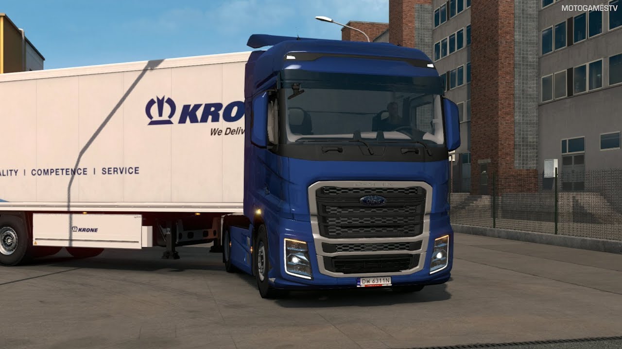 Euro Truck Simulator 2 - Ford Trucks F-MAX Customization and Gameplay [MOD]