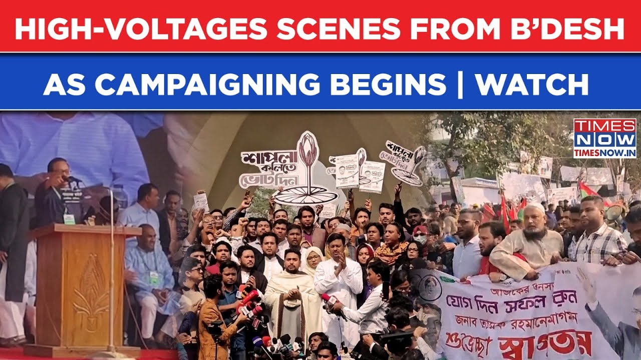 Bangladesh Elections: Campaigning Begins For First National Polls  After Hasina’s Fall | Watch