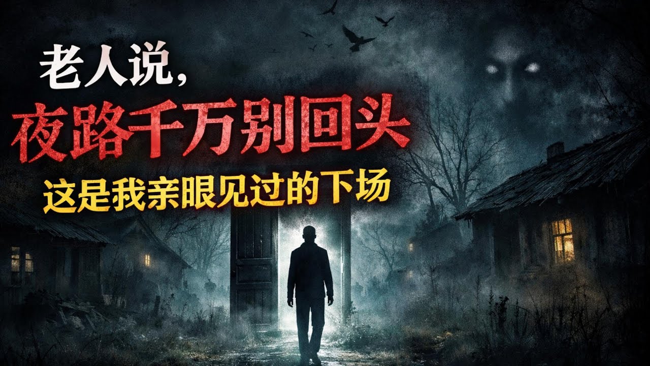 老人说 ， 夜路千万别回头！！！
