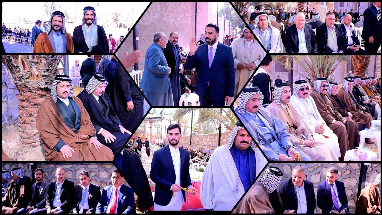 وليمة غداء في دار مستشار رئيس الوزراء الحاج هاشم نجم الكرعاوي بمناسبة زفاف ولده ( أحمد هاشم ) 📸❤️