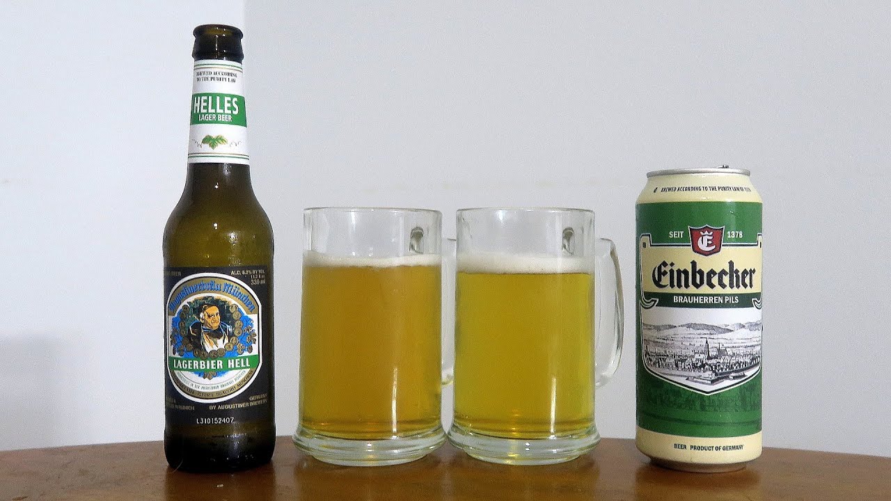 Augustiner Lagerbier Hell vs Einbecker Brauherren Pils