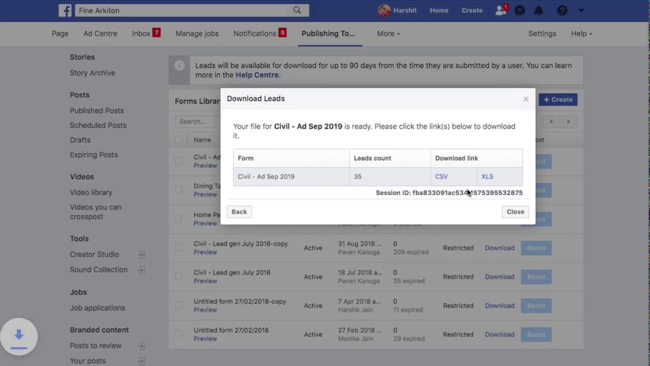How to Download Leads from Facebook Lead Ads ( Easiest & Free Way)