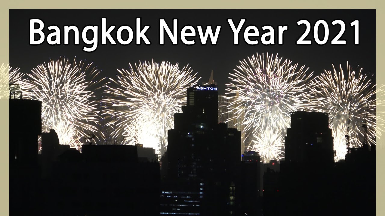 Bangkok New Year 2021 Fireworks
