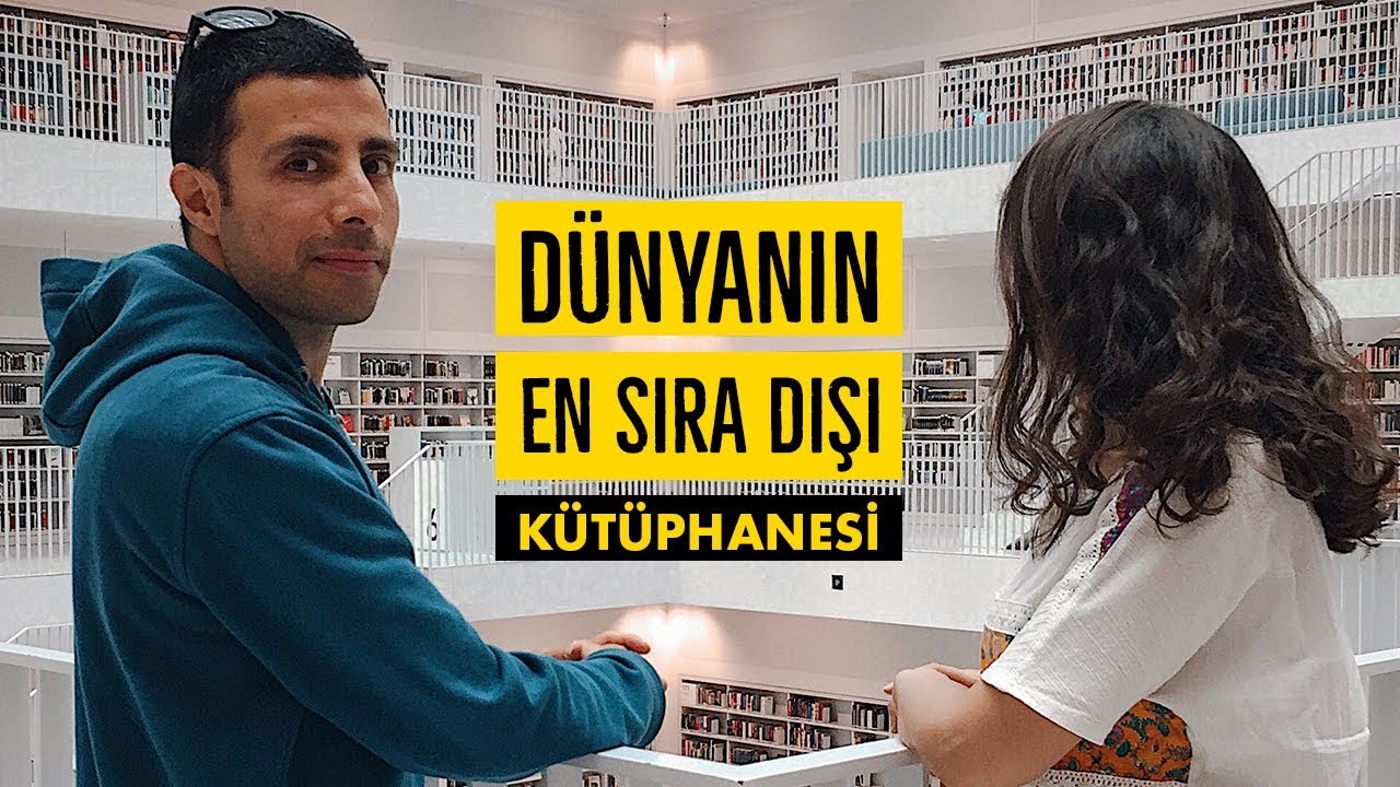 Stuttgart'taki Bu SIRA DIŞI Kütüphaneye Bayıldık - STUTTGART'TA 24 SAAT